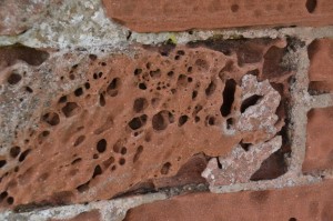 West wall - stonework detail