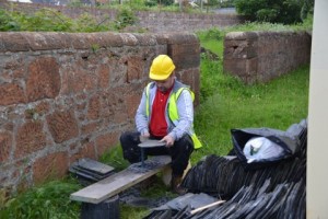 Slate trimming 1